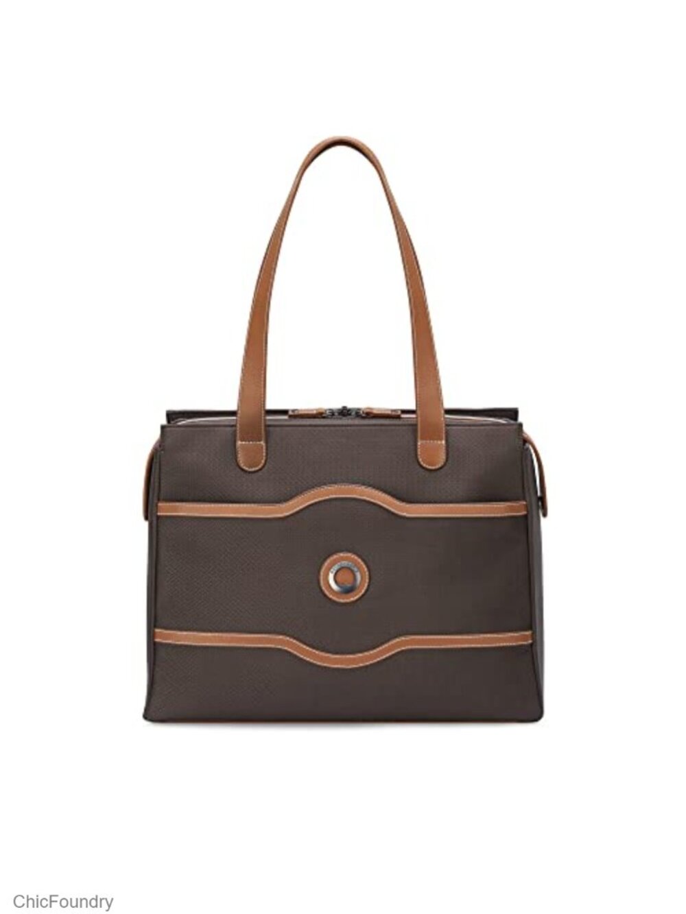 Eco-Friendly Recycled Polyester Travel Shoulder Bag with Laptop Sleeve Pocket
